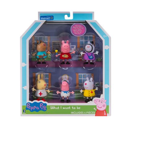 UPC 191726000075 product image for Peppa Pig What I Want To Be Figure 6 Pack Mulit | upcitemdb.com