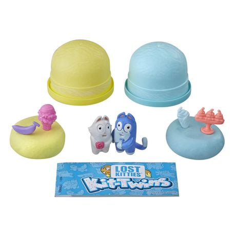 12 Pairs Lost Kitties Kit-Twins Mini Figures