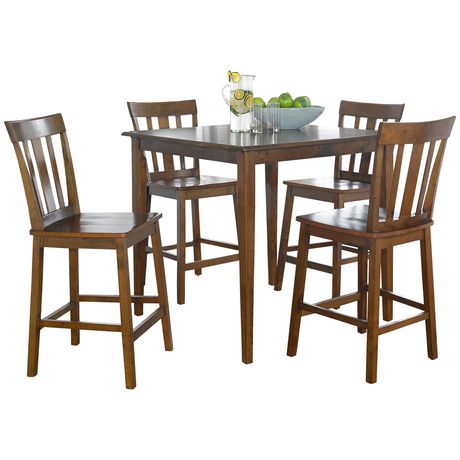 walmart mainstays counter height dining set