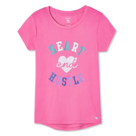 Athletic Works Girls' Graphic Short Sleeve Tee | Walmart Canada