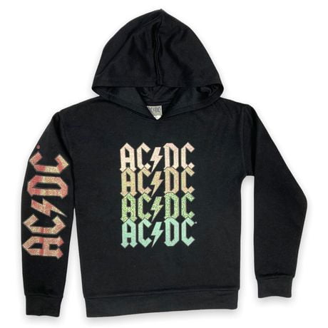 AC/DC Girls drop shoulder fleece hoodie | Walmart Canada
