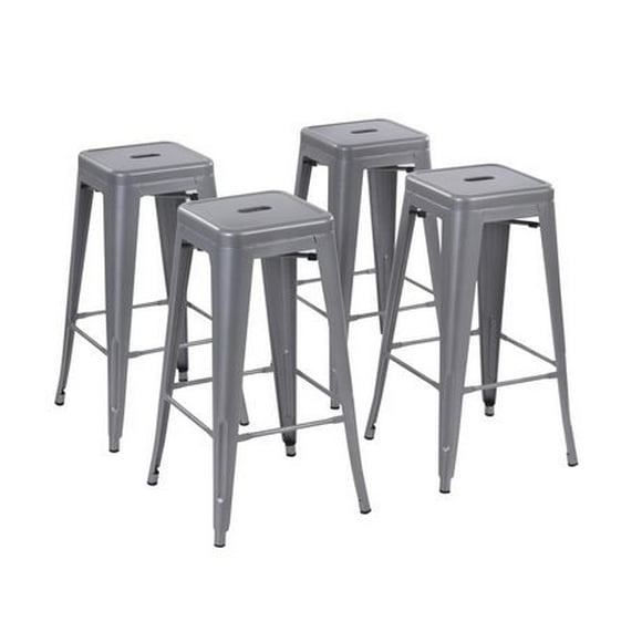 Mainstays 30 inch Metal Barstools Set of 4 - Multi Colors