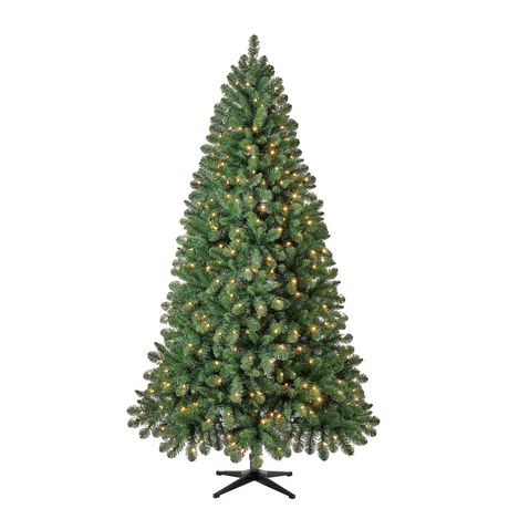 Holiday Time Kennedy™ ' Pre-Lit Regular Full Quick Set® Fir Christmas  Tree, Green | Walmart Canada