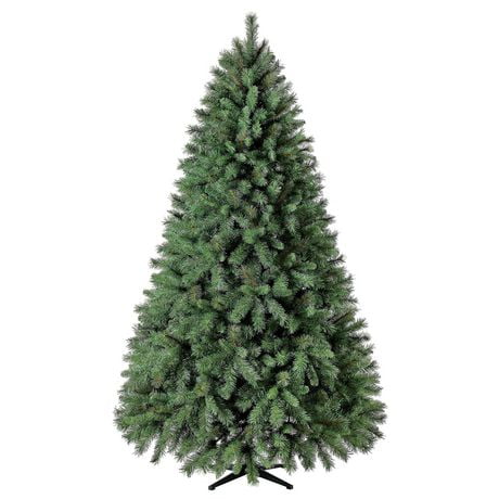 Holiday Time Donner™ 7.5' Regular Full Fir Christmas Tree, Green ...