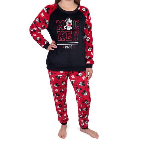 Disney's Mickey Mouse 90th Anniversary Ladies' 2PC Pyjama Set - Walmart.ca