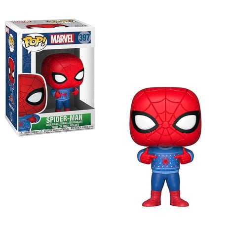 Funko POP! Marvel: Spider-Man - Spider-Man w/Ugly Sweater | Walmart Canada