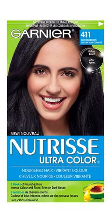 Garnier  Nutrisse  Ultra Color  Dark Ash  Brown  411 Walmart 