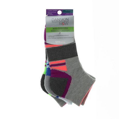 Danskin Now Women's 3-Pair Low Cut Socks | Walmart.ca