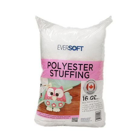 Eversoft Polyester Stuffing - 16 oz., 1 lb Polyester Fibrefill