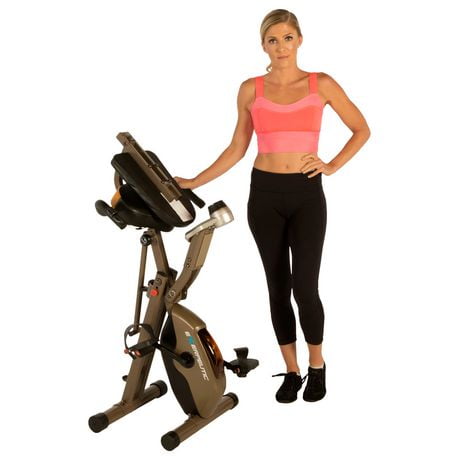 exerpeutic gold 525xlr folding 400 lb maximum capacity recumbent exercise bike