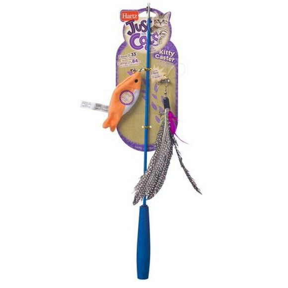 Hartz Just for Cats Kitty Caster CAT Toy, Wand Toy for Cats