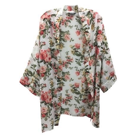 George Ladies Printed Kimono | Walmart Canada