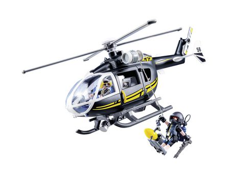 helicoptere playmobil police