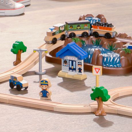 kidkraft bucket top mountain train set