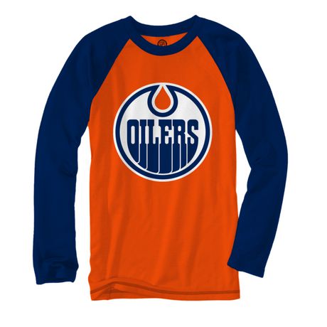 NHL Edmonton Oilers Mens Raglan Long Sleeves | Walmart Canada