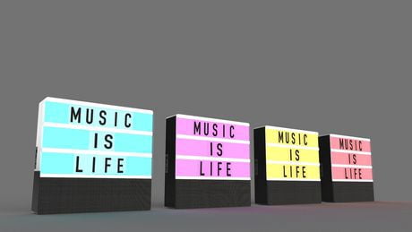 polaroid cinematic light box speaker