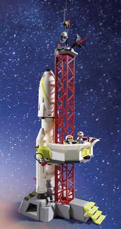 playmobil space mission rocket