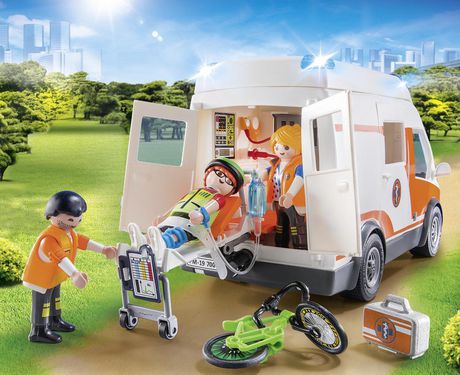 Playmobil Ambulance with flashing lights 70049 Walmart Canada