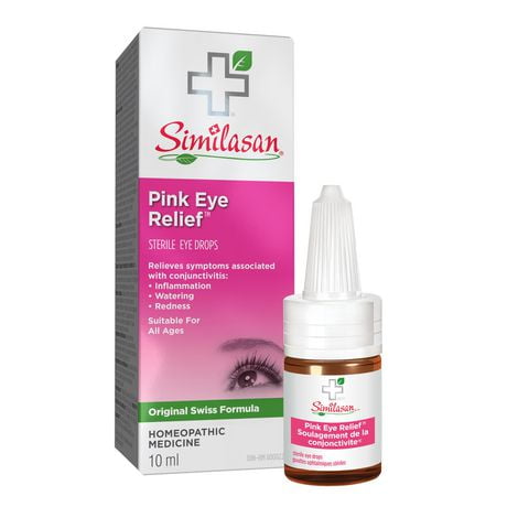 Similasan Pink Eye Relief Homeopathic Drug | Relieves symptoms associated with conjunctivitis, 10 mL drops