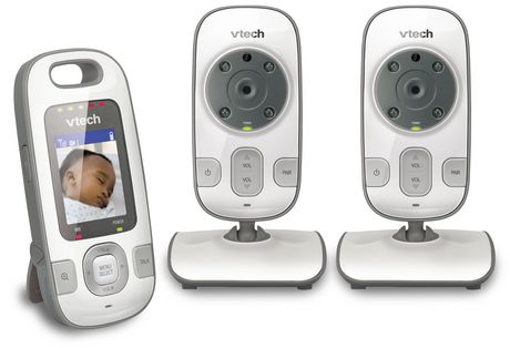 VTech VM312-2 Safe & Sound Full Color Video And Audio Baby Monitor ...