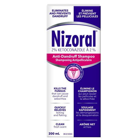 Nizoral Shampoing anti-Pelliculaire, 200 ml Prouvé  pour éliminer et prévenir les pellicules