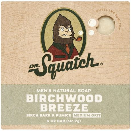 Dr. Squatch Natural Bar Soap, Birchwood Breeze DR SQUATCH BIRCHWOOD BREEZE SOAP