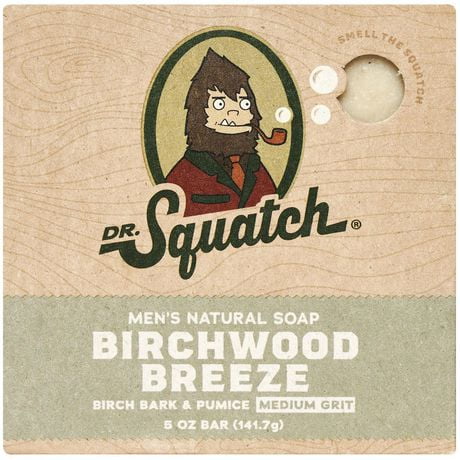 Dr. Squatch All Natural Bar Soap, Birchwood Breeze, DR SQUATCH BIRCHWOOD BREEZE SOAP