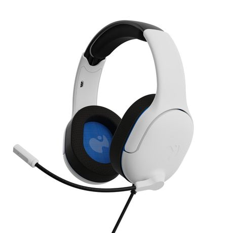 PDP AIRLITE Pro Wired Headset: Frost White For PlayStation 5, PlayStation 4