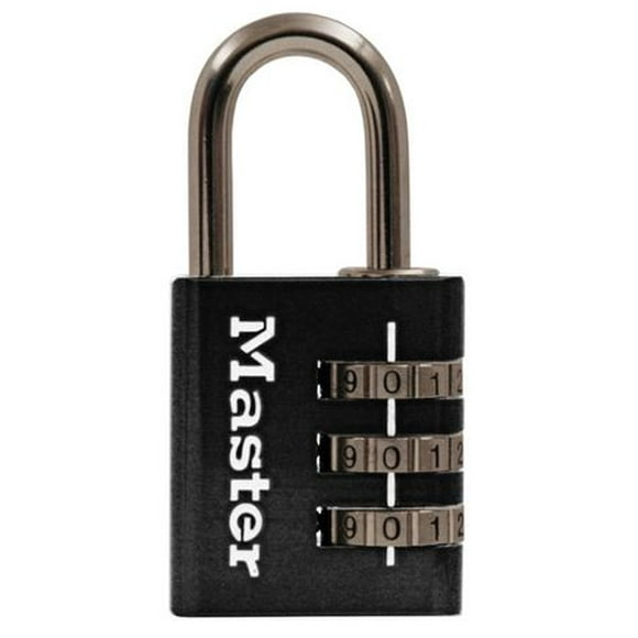 Cadenas à combinaison personnalisable Master Lock #630DAST 30 mm, chiffre, couleurs