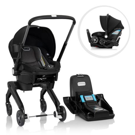Evenflo Shyft DualRide Infant Car Seat and Stroller Combo, Shyft DualRide