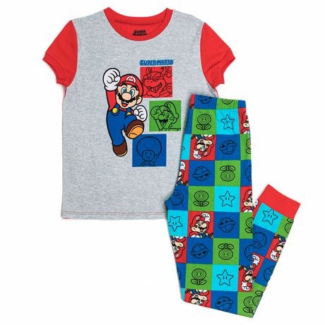 Super Mario 2PC Pajama set | Walmart Canada