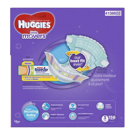 Huggies Little Movers Diapers, Mega Colossal | Walmart Canada