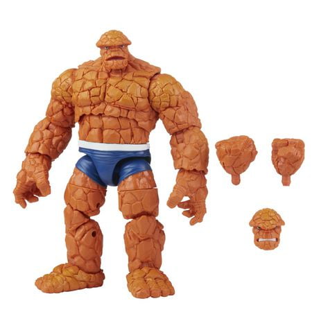 Hasbro Marvel Legends Series Retro Fantastic Four Marvel s Thing 6 inch Action Figure Toy Includes 3 Accessories