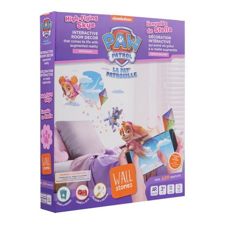Wall Stories Paw Patrol 2, Interactive Room Decor