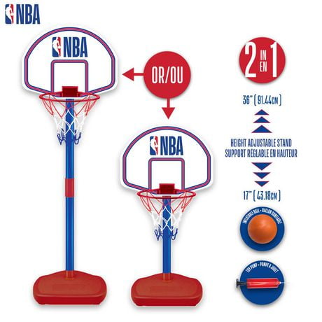 Système de basket NBA junior 2 en 1 Système de basket-ball mini