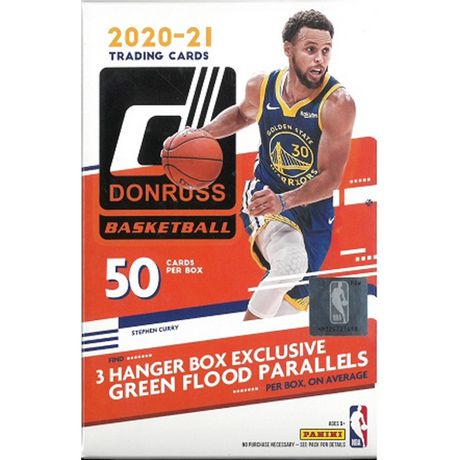 2020-21 Panini Donruss NBA Basketball Trading Cards Hanger Box- 50