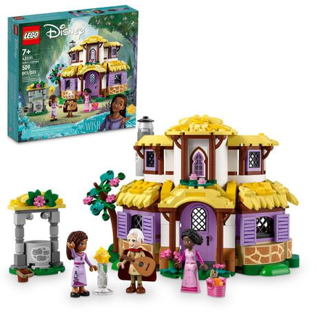 LEGO Disney Princess La maison d’Asha 43231 Ensemble de construction (509 pièces) Comprend 509 pièces, 7+ ans