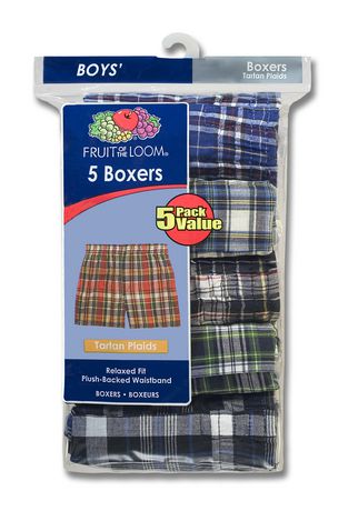 Fruit of the Loom Boys 5pk Assorted Boxer short | Walmart Canada