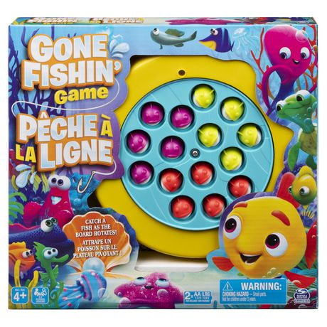 Gone Fishing Board Game for Kids and Families, ages 4 and up, Gone Fishing Board Game