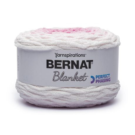 "Bernat® Fil de Phasage Parfait pour Couverture Polyester #6 Super Volumineux, 10,5 Oz/300 G, 220 Yards" Nouveau fil façon chenille