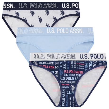 U.S. Polo Assn. Women's 3-Pack Soft Microfiber Hi-Cut 