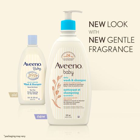 Aveeno Baby Gel Pour Cheveux Et Corps Legerement Parfume Walmart Canada