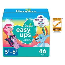 Pampers Easy Ups Training Underwear Girls, Giant Pack, Sizes 2-6, 112-68  Count