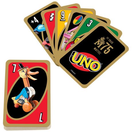 UPC 887961931327 product image for Mattel Games Uno Mattel 75Th Anniversary Card Game Multi | upcitemdb.com