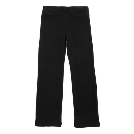 George Opp Girls' Fleece Pants - Black | Walmart Canada