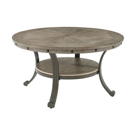 Trager Cocktail Table, Pewter