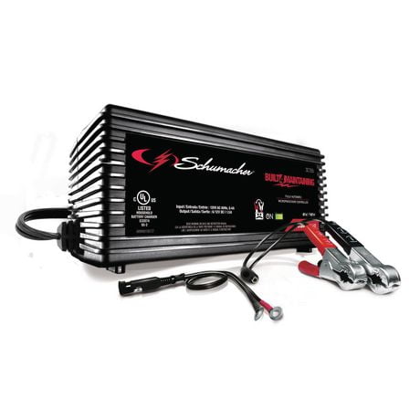Unité de recharge et de maintien complètement automatique Schumacher 1,5 A modèle SC1355 pour accumulateurs de 6 et 12 Volts Mainteneur de batterie automatique