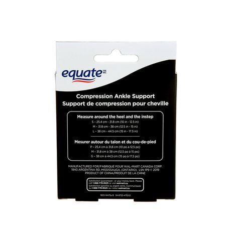 Equate(Tm/Mc) Ankle Support 3301WMCA, 1 Support Per Pack
