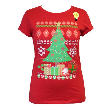 George Ladies Plus Christmas Tee | Walmart Canada