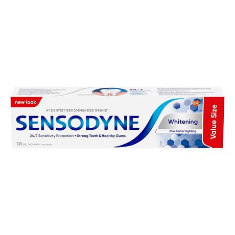 Sensodyne Whitening & Tartar Sensitivity Toothpaste - Value Size, 135 mL